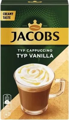 Zdjęcie produktu dla Jacobs Cappuccino Vanilla Kawa Rozpuszczalna 12Gx8