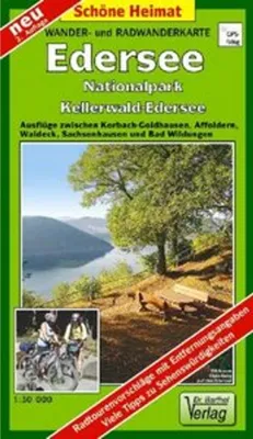 Produktbild von Wander- und Radwanderkarte Edersee, Nationalpark Kellerwald-Edersee