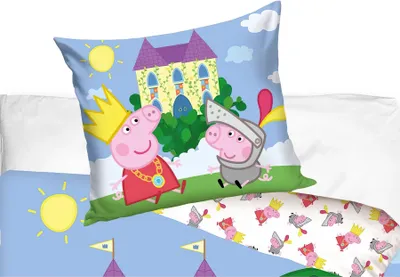 Immagine prodotto di Peppa Pig Bettbezug Magic 140 x 200 cm - 70 x 90 cm - Baumwolle
