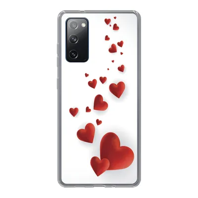 Produktbild von MuchoWow® Handyhülle Schutzhülle Hülle für Samsung Galaxy S20 FE Eine Illustration eines Pfades der Herzen Silikon Softcase Handy Hülle - Abdeckung