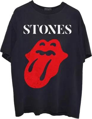Produktbild von The Rolling Stones - T-Shirt für Herren/Damen Uni RO4026 (S) (Schwarz)