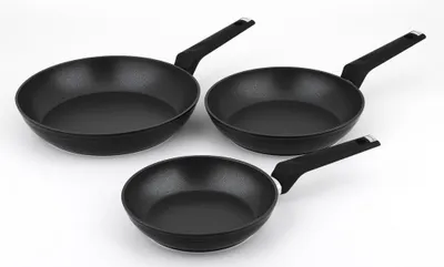 Obrázok produktu pre Sada 3 panvíc Carl Schmidt Sohn Monheim, hliník, 20/24/28 cm, čierna