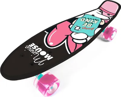 Produktbild von Disney Minnie Pennyboard Mit ABEC-7 Lagern und 90A Polyurethanrädern für sanfte Fahrt