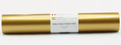 Produktbild von Kreativplotter Vinylfolie glänzend GOLD 30,5x300 cm