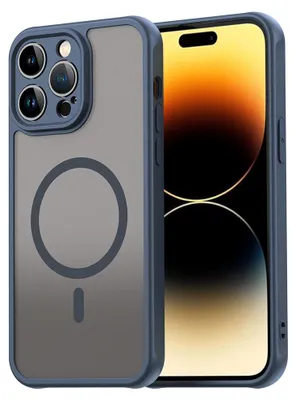 Zdjęcie produktu dla Obudowa ochronna Techsuit HaloFrost II MagSafe do iPhone 14 Pro Max - granatowa