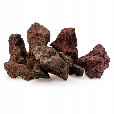 Produktbild von Aquarium Kies, Lavastein 10kg Braun poros