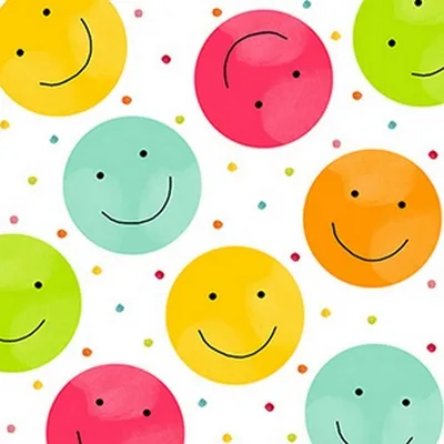 Produktbild von 20 Servietten Happy Smileys - Fröhliche Smileys 33x33cm