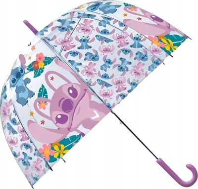 Obrázok produktu pre Ručný dáždnik transparentný | Lilo & Stitch