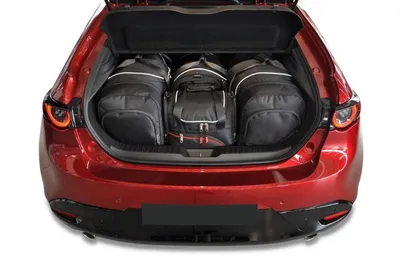 Produktbild von Mazda 3 Hatchback 2018+ Kofferraumtaschen Set 4 Stk