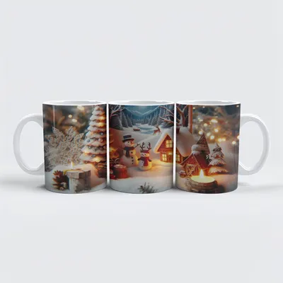 Produktbild von raxxa Premium-Tasse "Zauberhafte Winterminiatur"