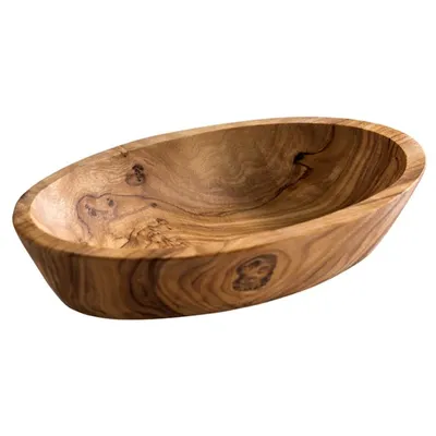 Obrázok produktu pre Miska APS OLIVE z olejovaného olivového dreva Objem: 50 ml ŠxHxV: 12 x 7,5 x 2,5 cm