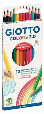 Produktbild von Giotto Buntstifte Schul-Set 12 Farben
