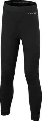 Zdjęcie produktu dla Funkcjonalne spodnie dziecięce FALKE Wool-Tech Tight czarne 146-152