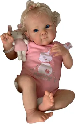 Immagine prodotto di Bambole reborn bambina 45 cm Bambola realistica che sembra vera, corpo morbido, bambole reborn a grandezza naturale