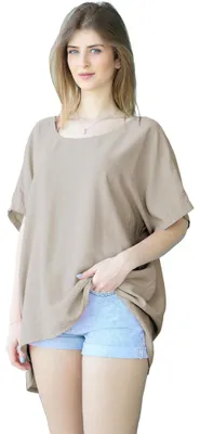 Produktbild von Solidchoice – Leichte Sommerbluse für Damen, Einheitsgröße