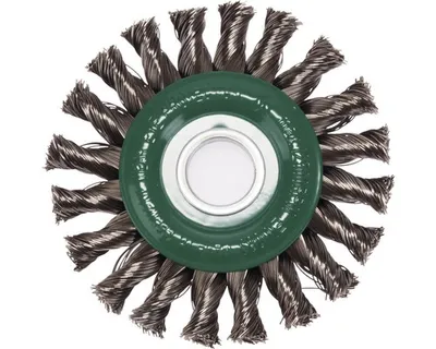 Produktbild von Lessmann Rundbürste Edelstahl 115x12mm, gezopft 0,5mm
