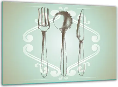 Produktbild von Glas Herdabdeckplatten Schneidebrett Universal 30x22cm Küche