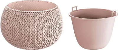 Produktbild von Prosperplast Splofy Bowl 23.9x23.9x16.1 Cm Blumentopf Beige  Beige One Size