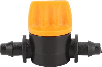 Produktbild von 100 Stück Gartenbewässerung 2-Wege-PVC 4/7 Wasserstopp-Geradestück Schlauchventil-Werkzeug