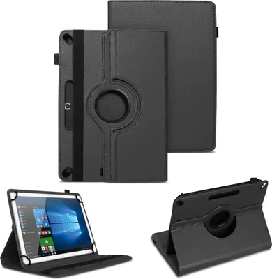 Produktbild von Tablet Tasche für Acepad A130 Hülle Schutzhülle Case Schutz Cover 360° DrehbarFarben:Schwarz