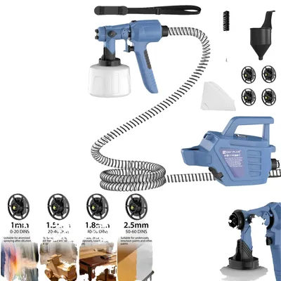 Productafbeelding van Spuitpistool, hoogwaardig ontwerp, veelzijdig toepasbaar, blauw-zwart