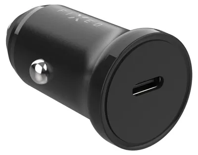 Produktbild von Autoladegerät mit USB-C PD 20W, Fixed Car Charger, Schwarz