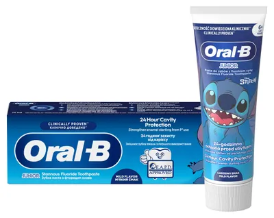 Obrázok produktu pre Zubná pasta Oral-B Junior Stitch 75 ml