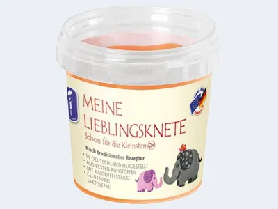 Produktbild von Feuchtmann 628 1517-3, Modellierlehm für Kinder, 2 Jahr(e), Modellierton, Orange