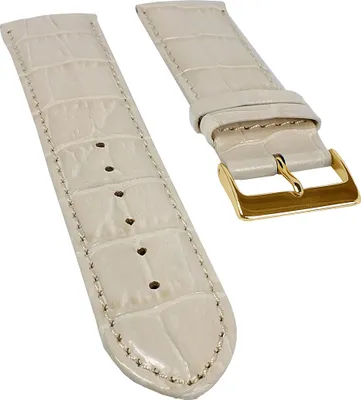 Produktbild von Ersatzband Uhrenarmband Kalbsleder Creme  20363G, Stegbreite:18mm