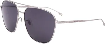 Productafbeelding van Hugo Boss BOSS 1307/F/S R81, mat ruthenium, zonnebril voor heren, afmetingen 62/16/145