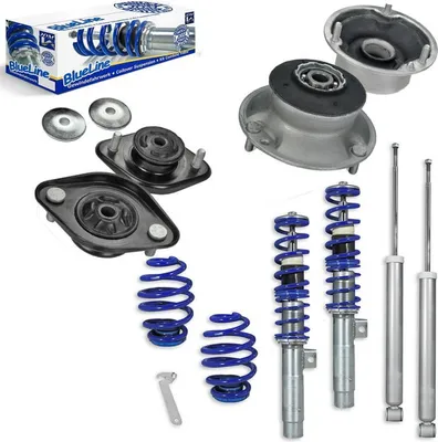 Produktbild von JOM Gewindefahrwerk BMW 3er E46 Fahrwerk inkl. Domlager vorne VA + hinten HA