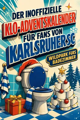 Produktbild von Der inoffizielle Klo-Adventskalender für Fans von Karlsruher SC