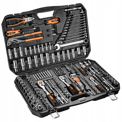 Obrázok produktu pre NEO TOOLS Nástrčné kľúče 1/2", 3/8" , 1/4", sada 233 ks