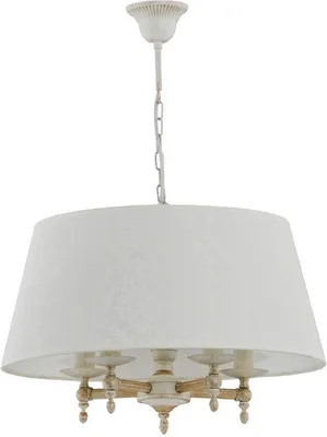 Zdjęcie produktu dla Lampa wisząca ROKSANA biała 5xE14x10W metal wym:65x50x50cm IP20 Alfa