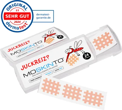 Produktbild von MOSKINTO 24 Insektenstichpflaster Beige 27mmx20mm