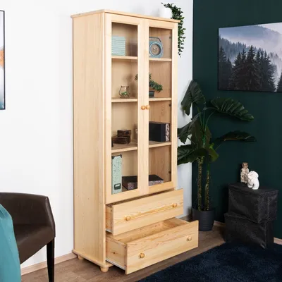 Produktbild von Vitrinenschrank Kiefer natur