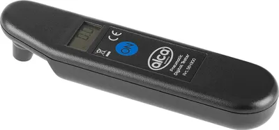Produktbild von alca® Digitaler Reifendruckprüfer mit integrierter Batterie 0,35-7 Bar I Präzise Messungen I Leichte Handhabung Werkzeug Luftdruckprüfer für Auto, Motorrad, Fahrrad