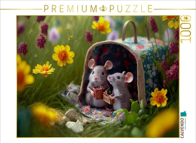 Produktbild von CALVENDO Puzzle Picknick im Grünen | 1000 Teile Lege-Größe 64x48cm Foto-Puzzle für glückliche Stunden