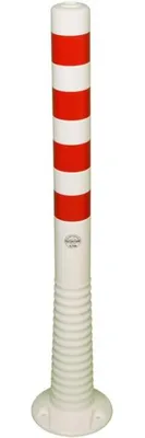 Produktbild von Dreifke® | Schild Flexibler Sperrpfosten, Flexipfosten®, weiß/rot, 1000 mm - ...