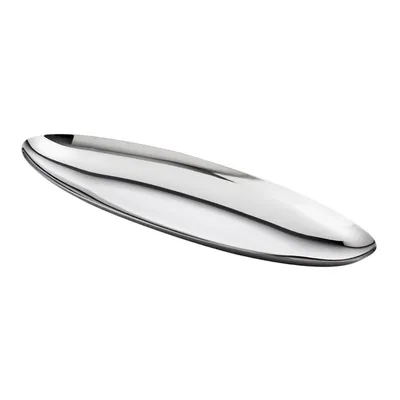 Productafbeelding van Sambonet S0292 Linea Q snijplank, model Goccia, roestvrij staal 18/10