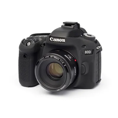 Produktbild von Easycover ECC80DB, Hauthülle, Canon, EOS 80D, Schwarz