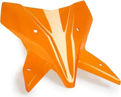 Produktbild von PUIG Naked Sport Windscreen Orange 285x285mm für KTM