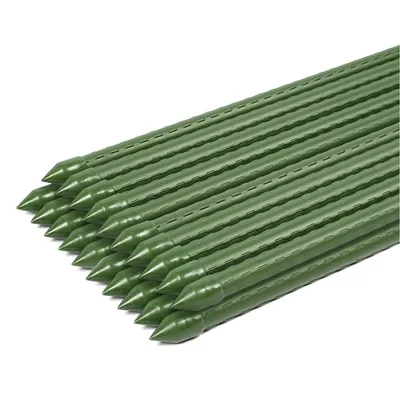 Produktbild von Sekey 20 x Pflanzstäbe Metall mit Kunststoffmantel, 60 cm lang, Ø 8 mm
