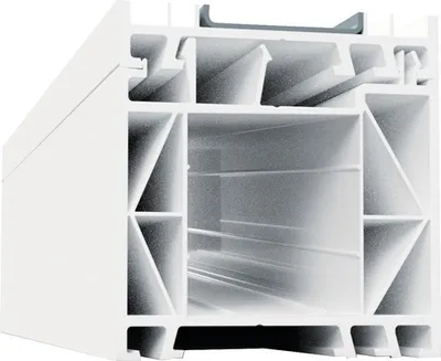 Obrázek produktu pro Rozšiřovací profil ARON Basic 60 mm bílý / bílý D: 2200 mm
