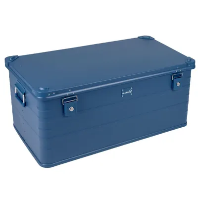 Produktbild von ALUBOX Alukiste E141 141 Liter Blau, Premium Edition für Camper & Van