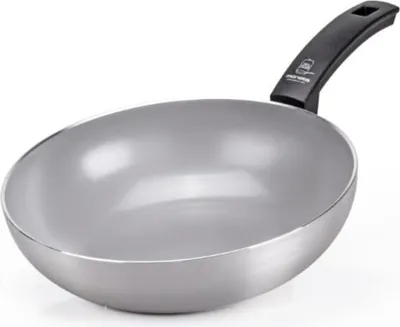 Image de Poêle à wok avec revêtement naturel - adapté à l'induction - 28 cm -  Italy