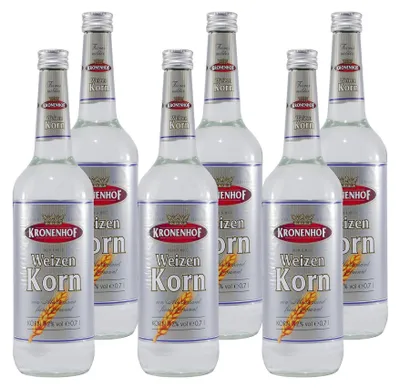 Produktbild von Kronenhof Weizenkorn (6 x 0,7L)