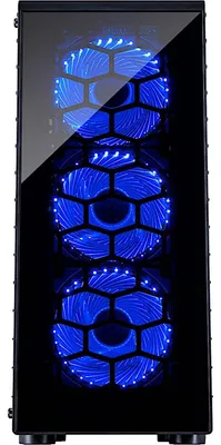 Produktbild von Inter-Tech CXC2 Computergehäuse - µATX, ATX, ITX Motherboard Supported - Tower - Acryl, Gehärtetes Glas - Schwarz - 5 x Bay(s) - 0 - 8 x Fan(s) Supported - 2 x Internal 3.5" Bay(s) - 3 x Internal 2.5" Bay(s) - 3 x USB(s) - 1 x Audioeingang - 1 x Audioausgang