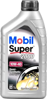 Produktbild von MOBIL Super 2000 X1 für 10W-40 1 Liter Motoröl Motorenöl Teilsynthetisch 229.1 501 01 505 00 Öl