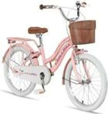 Produktbild von Chillaxx Bike Linda Premium Kinder City Bike in 20 Zoll - Fahrrad für Mädchen, Jungen, Hollandfahrrad Citybike Kinderfahrrad, geeignet für 6,7, 8, 9, 10, 11 Jahre